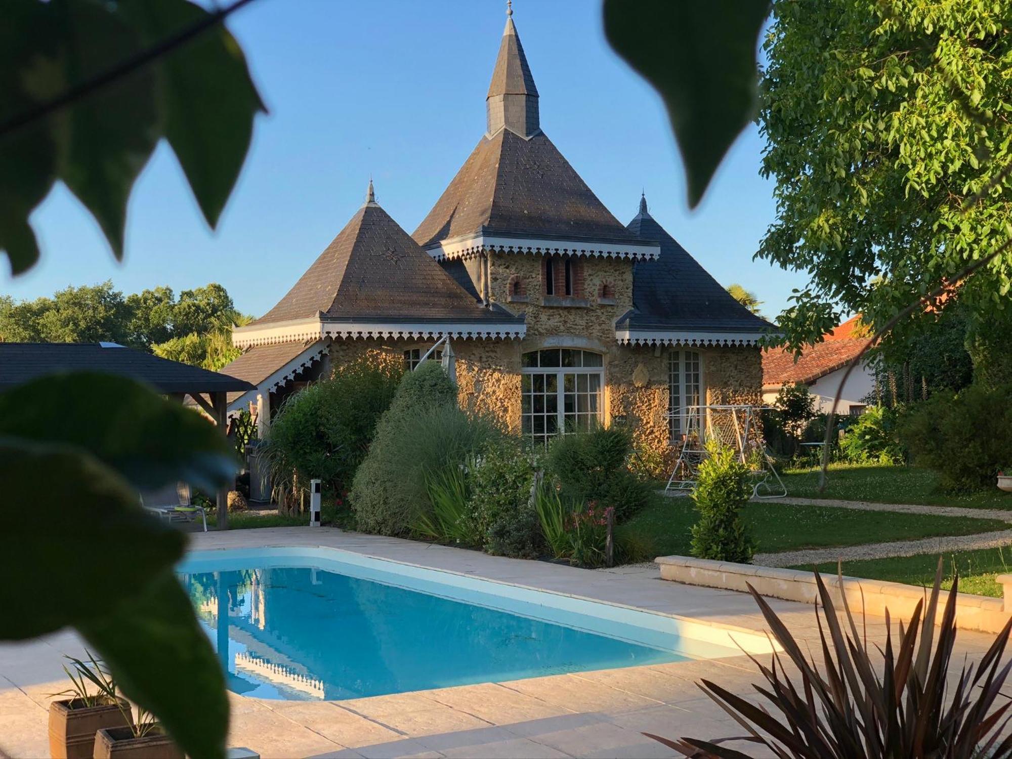 Maison D'Hotes Lassaubatju Hontanx Exterior foto